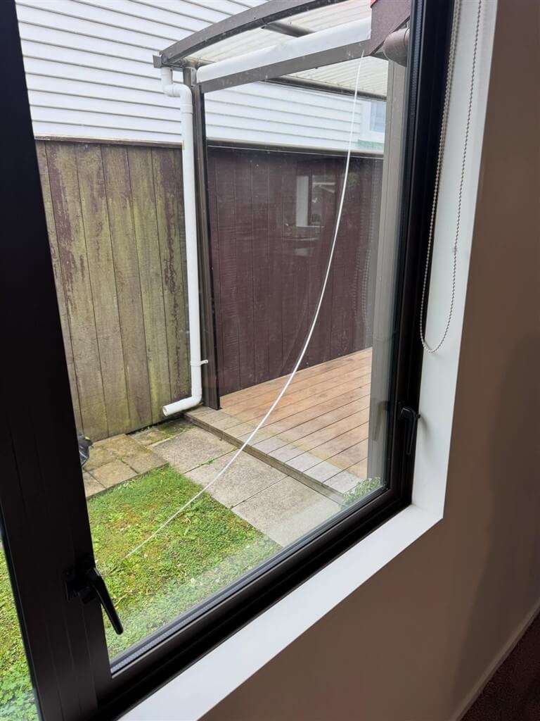 cracked double glazing due to incorrect window film installation